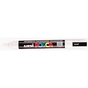 Paintmarker Uni POSCA PC-5M, 1,8-2,5 mm, wit