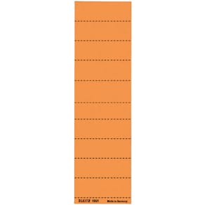 Beschriftungsschild Leitz, orange