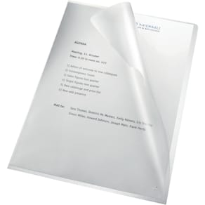 Aktenhülle BENE, A4, 100 Stück, PP, transparent