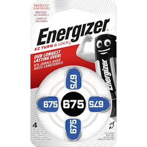 Batteri Energizer Hörsel 675 Blå, 4/fp