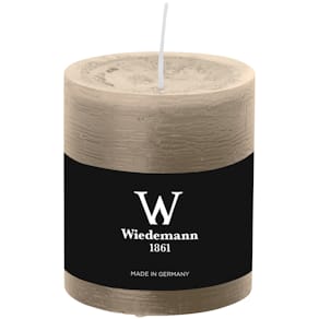 Stumpenkerze D-LUX MARBLE, 80x68 mm, schlamm