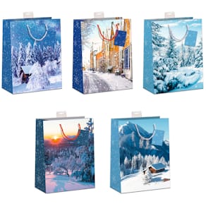 Weihnachts-Geschenktragetasche SKORPION Landschaft, sortiert