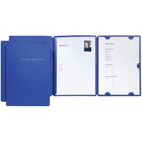 Bewerbungsmappe PAGNA SELECT, blau, 3er-Pack