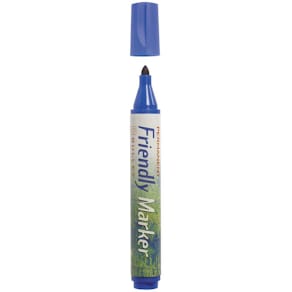 Märkpenna Friendly Marker Blå, konisk, 1mm