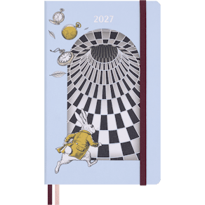 Moleskine Classic Hard 12M Daily Large Alice in Wonderland 2027