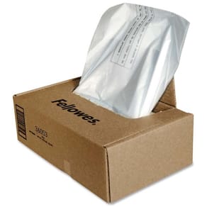 Affaldsposer Fellowes brune, karton 100 stk