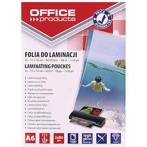 Lamineerhoes Office Products, A6, 160 micron (2 x 80 micron)