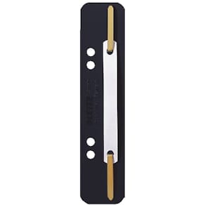 Einhängeheftstreifen Leitz, kurz, PP, schwarz, 25 St.