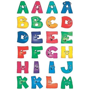 Buchstaben-Etiketten HERMA A-Z, bunt, 48 Stück