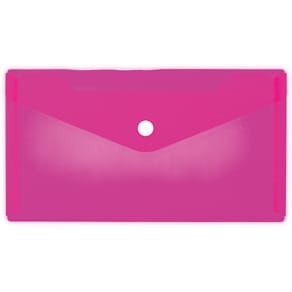 Brieftasche HERMA, PP, DIN lang, transparent pink