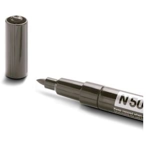 Märkpenna perm. PENTEL N50S rund svart