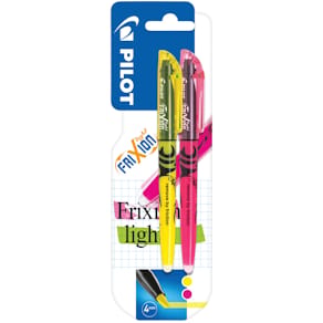 Textmarker Pilot FriXion Light, 2er-Set, pink/gelb
