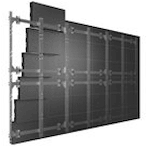 Multibrackets M Pro Series - Monteringssats (väggfäste) - för 6