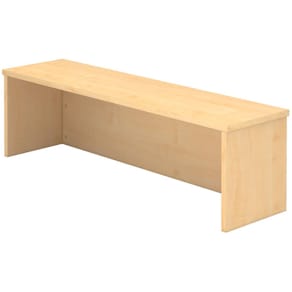 Thekenaufsatz HAMMERBACHER, 120 x 32 x 35 cm, 1 Ordnerhöhe, ahorn