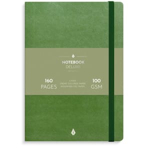 Anteckningsbok BURDE Deluxe A5 grön