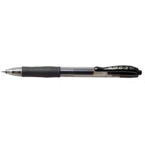 Gelkulpenna PILOT G-2 Medium Svart, 0.7mm