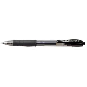 Gelkulpenna PILOT G-2 Medium Svart, 0.7mm