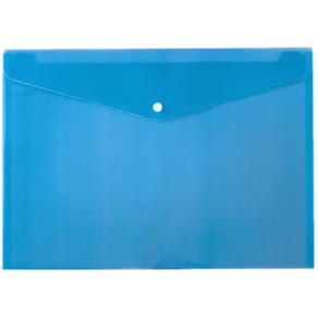 Documentenmap zonder merk, A5, 240 x 161 mm, blauw