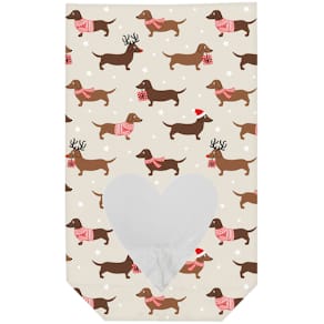 Cellglasbeutel BRAUN+COMPANY Weihnachtsdackel, PP