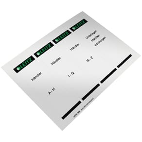 Rygetiket brevordner 180 PC 80mm