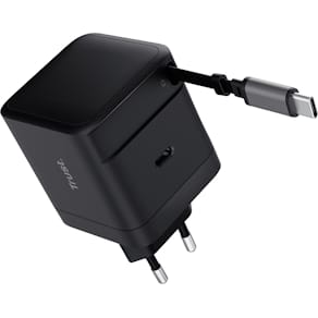 USB-C oplader Trust Maxo, intrekbaar, 65 W