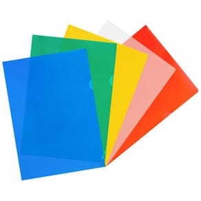 Aktmapp A4 0,15 sort färger 25/fp