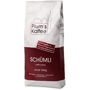 Kaffee Plum Schümli Caffè Crema, 1 kg