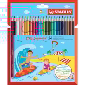 Aquarellfarbstifte STABILO aquacolor, 24er