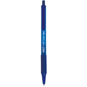 Kugelschreiber BIC Soft Feel Clic Grip, blau