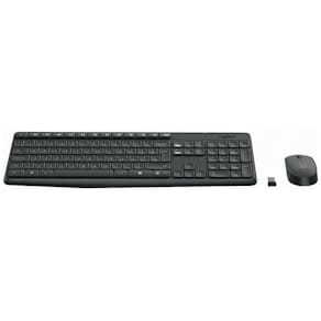 Tastatur- und Maus-Set Logitech MK235, kabellos, anthrazit