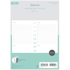 Filofax To-Do Anteckningsbok Refill A5