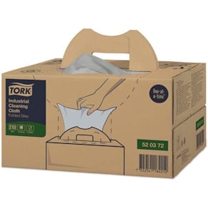 Industriaftørringsark Tork W7 Airlaid grå 355x415mm 210 ark