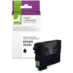 Druckerpatrone Q-CONNECT ersetzt Epson 502XL, schwarz