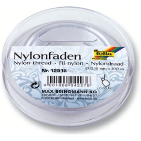 Nylonfaden Folia, auf Spule, 100 m