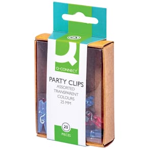 Wäscheklammer Q-CONNECT KF02034, Mini, sortiert, 25 mm, 20 Stück