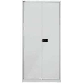 Flügeltürenschrank Bisley Universal, Stahl, silber, 3 Fachböden