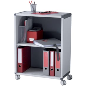 Rollwagen Paperflow, Ordner, grau/anthrazit