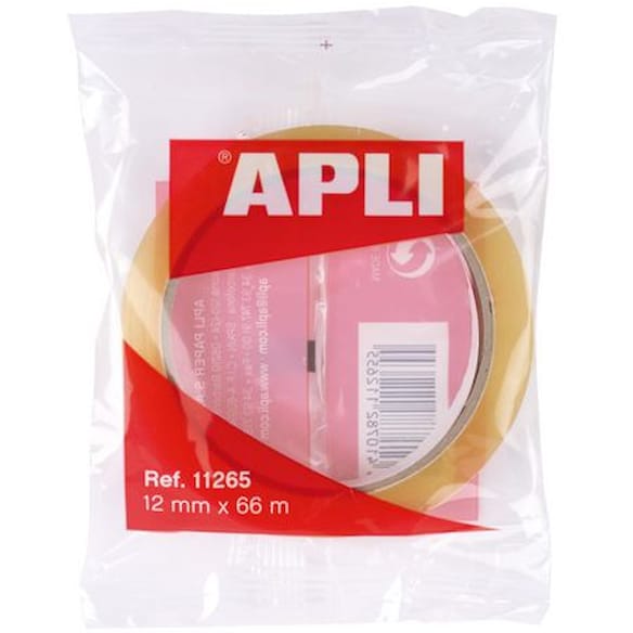 Disktape APLI 12mmx66m transp.
