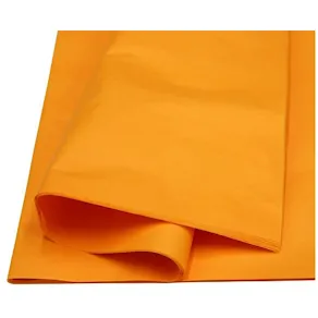 Silkespapper 50X70cm orange 25ark/fp