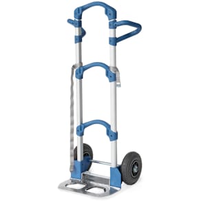 Transportwagen FETRA Alu Wuppi, klappbare Schaufel, Lufträder