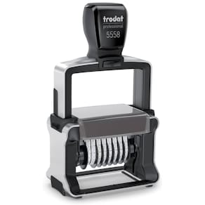 Nummernstempel Trodat Professional 5558, 8-stellig, 5 mm, schwarz