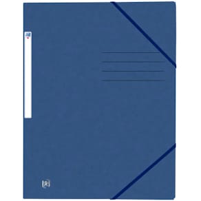 Eckspannermappe Oxford TOP FILE+, A4, Karton, dunkelblau