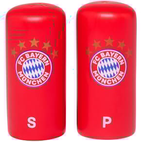 Salz- & Pfefferstreuer FC Bayern Logo, rot