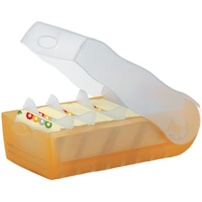 Karteibox HAN Croco A7, transluzent-orange