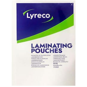 Laminat LYRECO A4 100mic Klar 100/fp