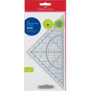 Geometriedreieck Faber-Castell GRIP groß