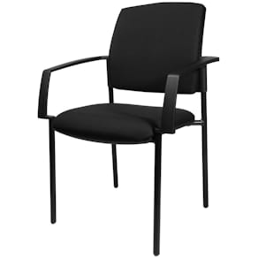 Besucherstuhl Topstar, schwarz/schwarz