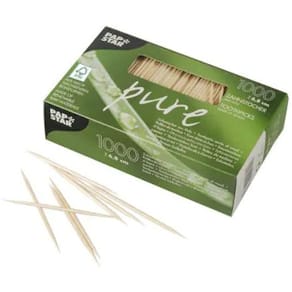 Zahnstocher PAPSTAR pure, Holz, 1000 St.