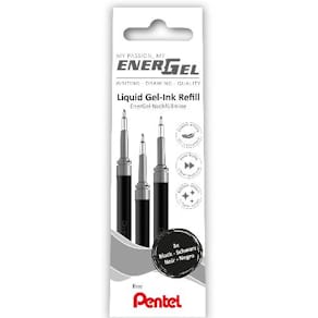 Refill PENTEL EnerGel needle svart 3/fp