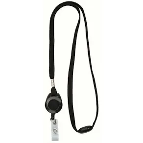 Nyckelband CARDKEEP yoyo svart